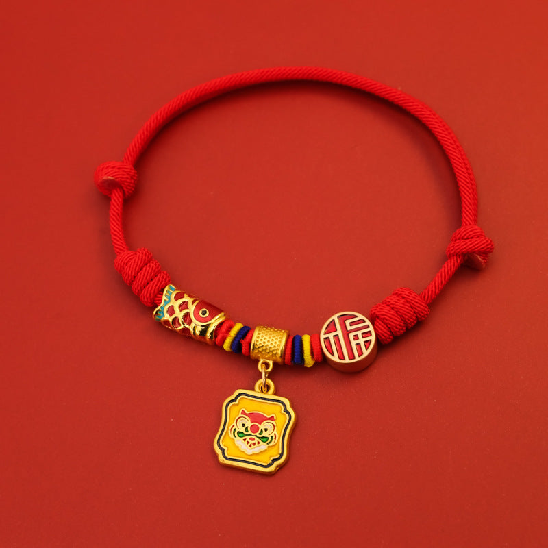 Letitdao Silent Longevity Pet Collar Red Koi & Lock Design for New Year Wellness Adjustable Vitality Frequency Band