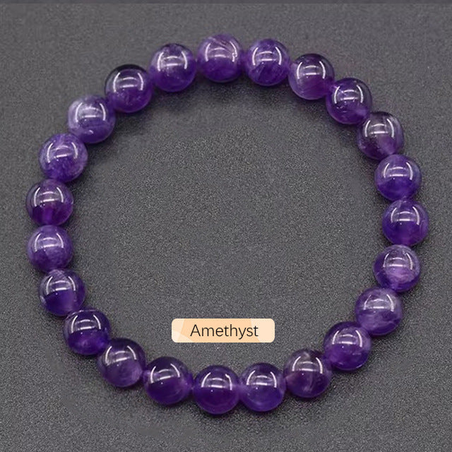 Letitdao Grounding Stone Bracelet Tiger's Eye & Garnet Bead Strand for Focus & Vitality Natural Energy Jewelry