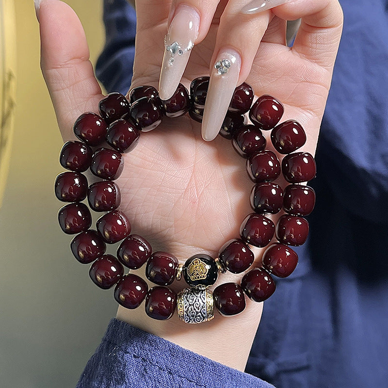 Letitdao Bodhi Seed Zodiac Guardian Bracelet & Necklace — 2-in-1 Meditation Jewelry