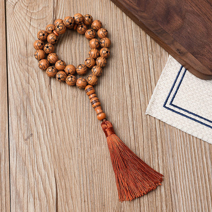 Sale Letitdao Artisan Intention Bracelet 33-Bead Strand for Mindful Focus & Personal Grounding Cultural Meditation Jewelry