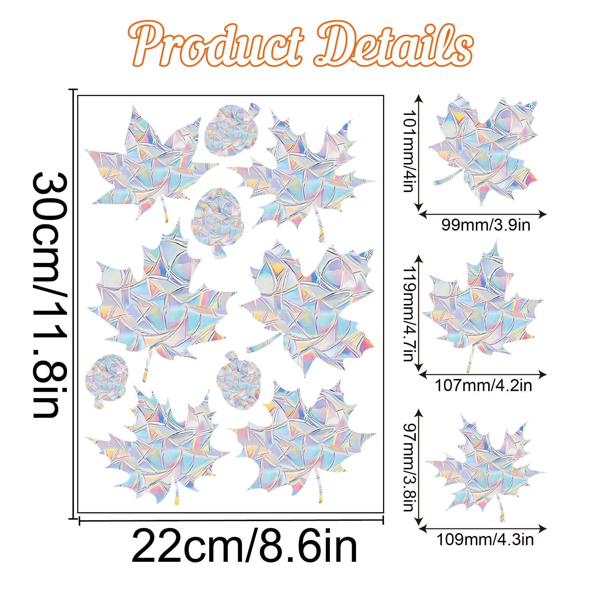 Letitdao Prism Rainbow Window Art Butterfly Designs with Static Cling Light Spectrum Decor