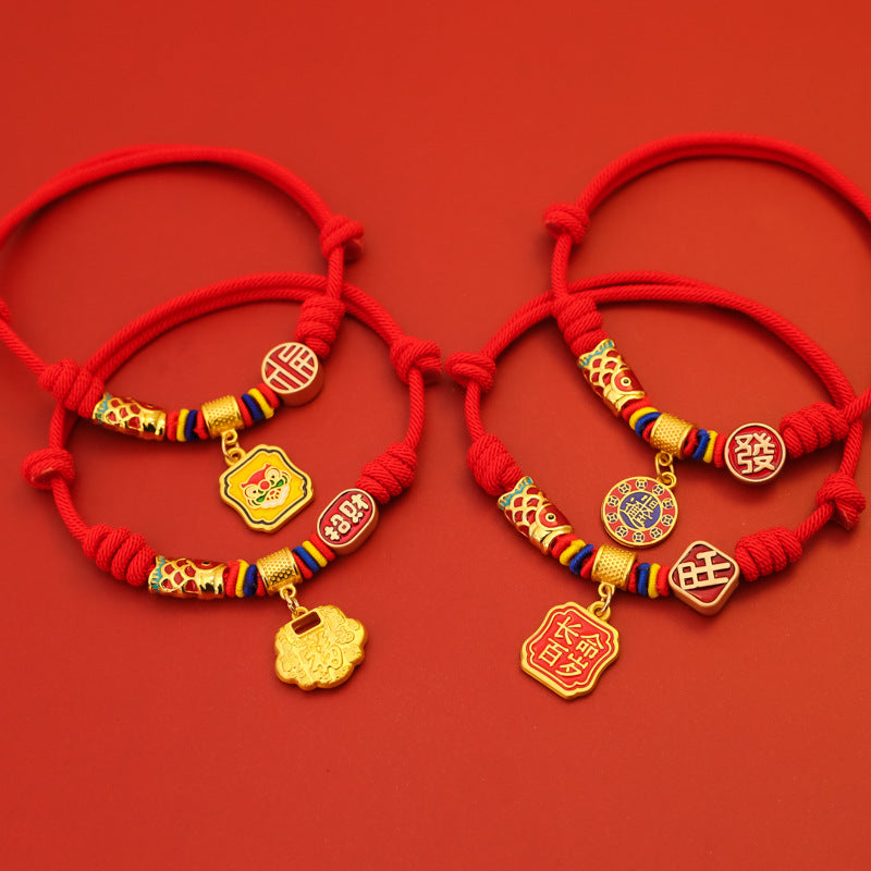 Letitdao Silent Longevity Pet Collar Red Koi & Lock Design for New Year Wellness Adjustable Vitality Frequency Band