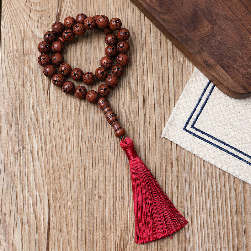 Sale Letitdao Artisan Intention Bracelet 33-Bead Strand for Mindful Focus & Personal Grounding Cultural Meditation Jewelry