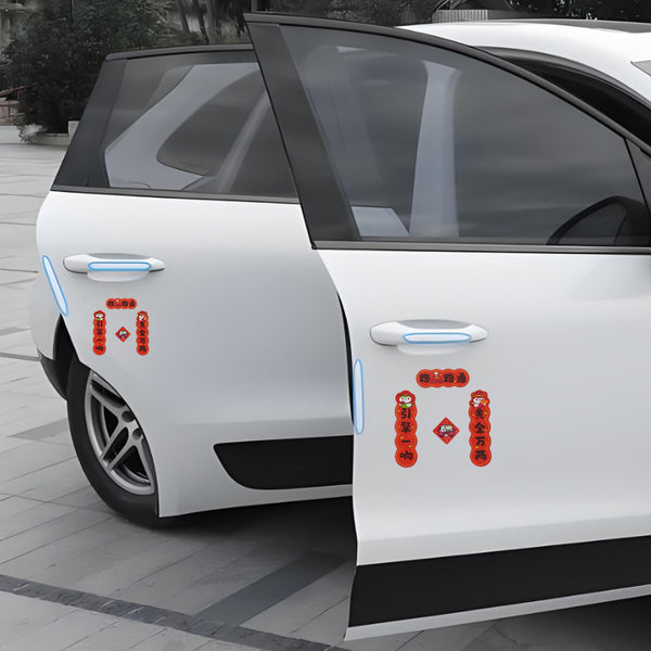 $9.9 Includes All Fees-Letitdao Magnetic Car Couplets 2026 Horse Year Set For Vehicle Doors Damage-Free Auto Decor