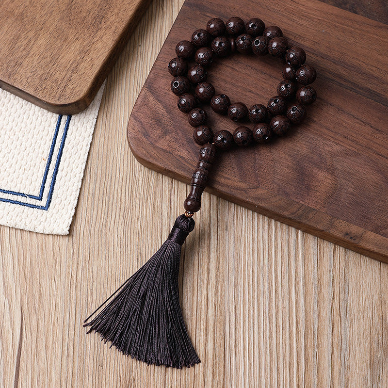 Sale Letitdao Artisan Intention Bracelet 33-Bead Strand for Mindful Focus & Personal Grounding Cultural Meditation Jewelry