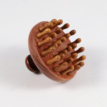 Sale Letitdao Sandalwood Meridian Comb 28-Point Massage Tool for Scalp & Body Wellness Holistic Self-Care Ritual Implement