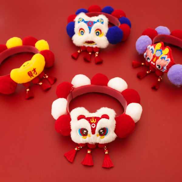 Letitdao Silent Winter Comfort Collar Red Pom & Fringe for Thermal Energy & New Year Joy Adjustable Festive Band