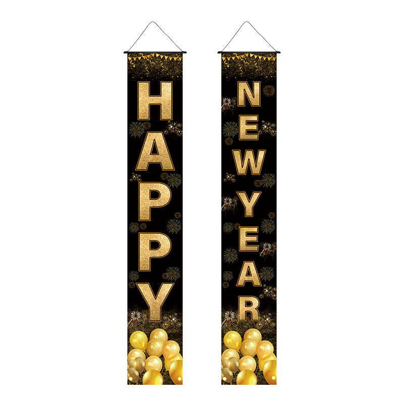 Letitdao 2026 "Happy New Year" Party Set Custom Couplets for Cross-year Celebration Immersive Joy Decor