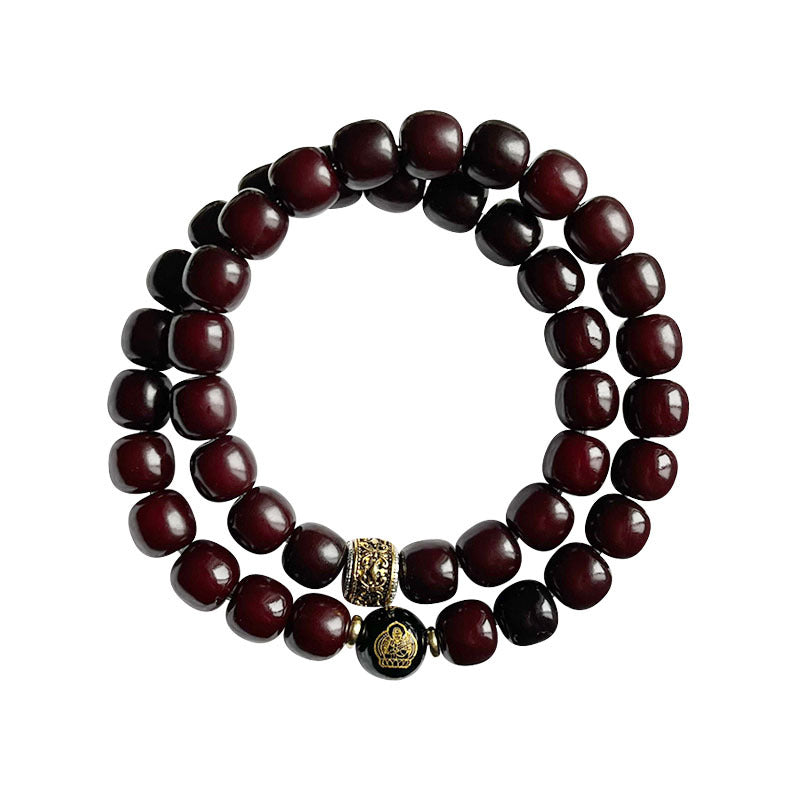 Letitdao 2in1 Bodhi Seed Mala Bracelet Chinese Zodiac Guardian Animal Beads For Meditation & Anxiety Relief Necklace Jewelry