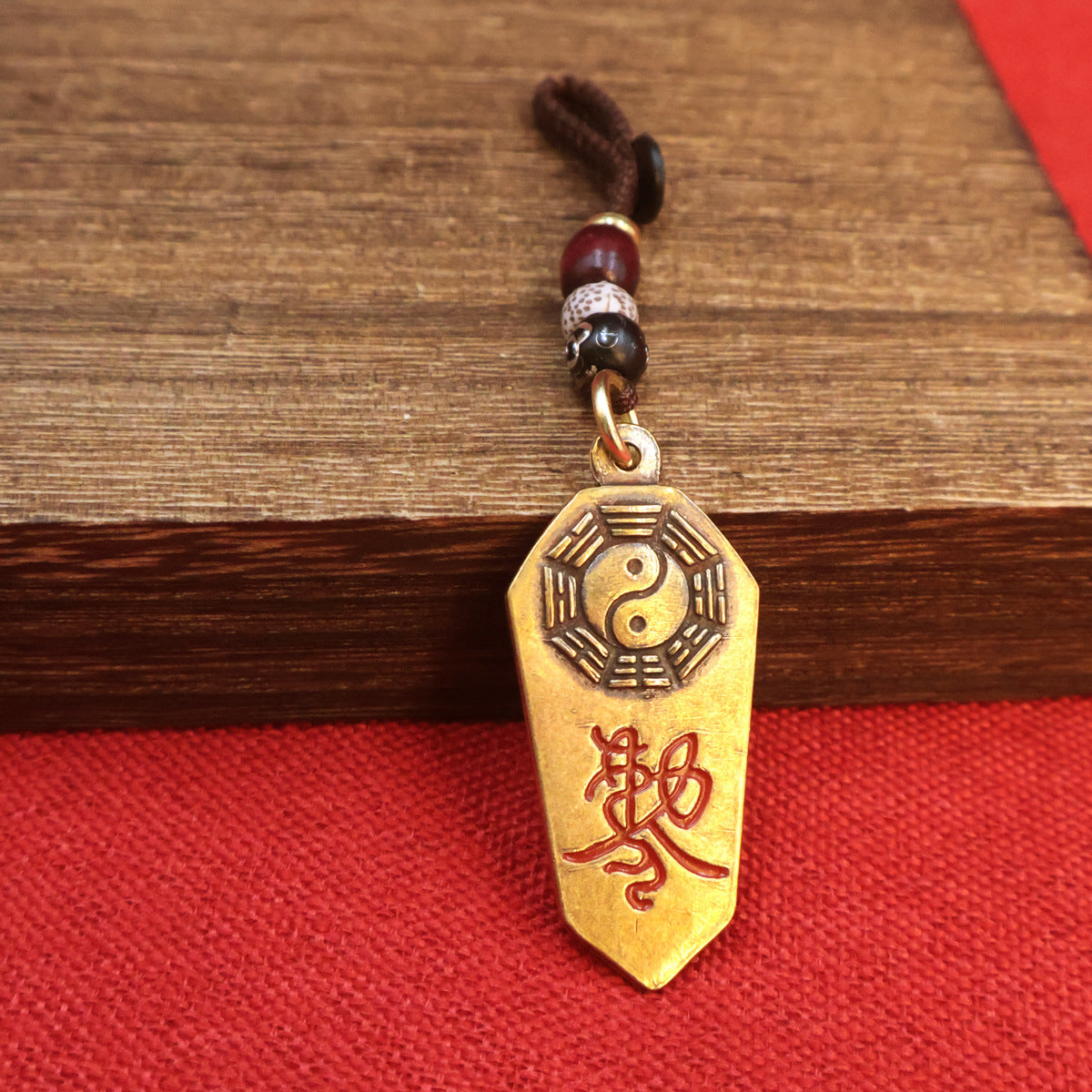 Sale Letitdao Mindful Energy Keychain Brass Tai Chi Token for Daily Centering & Anxiety Relief Portable Spiritual Anchor