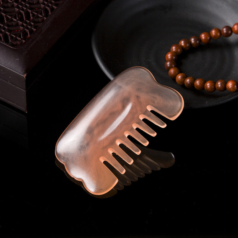 Letitdao Letitdao Therapeutic Resin Gua Sha Board Multi-Functional Head Massager for Scalp Relaxation & Meridian Therapy