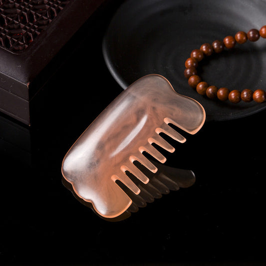 Letitdao Letitdao Therapeutic Resin Gua Sha Board Multi-Functional Head Massager for Scalp Relaxation & Meridian Therapy