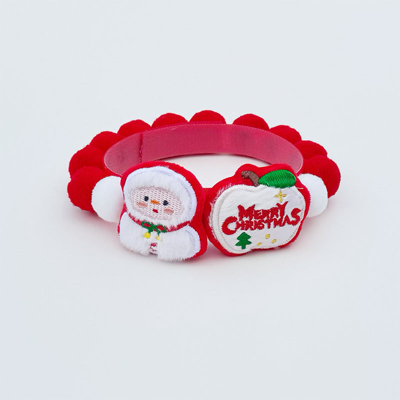 Letitdao Holiday Joy Collar Plush Christmas Tree Bell for Pet Anxiety Relief & Sensory Enrichment Festive Comfort System