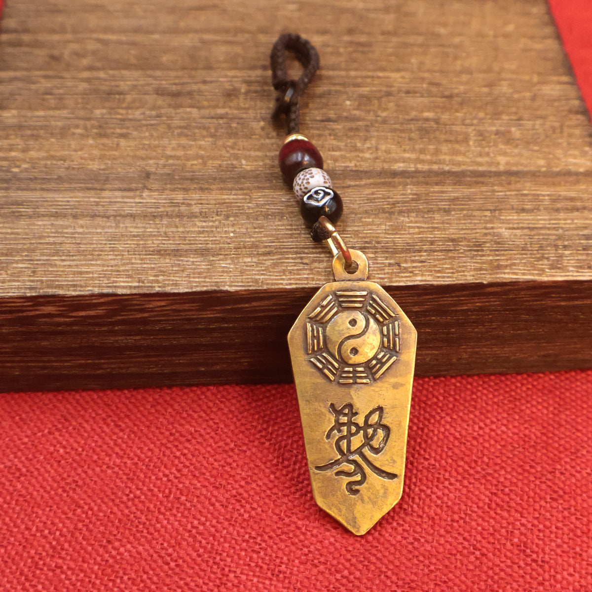 Sale Letitdao Mindful Energy Keychain Brass Tai Chi Token for Daily Centering & Anxiety Relief Portable Spiritual Anchor