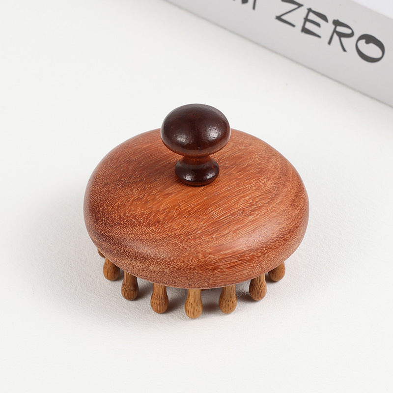 Sale Letitdao Sandalwood Meridian Comb 28-Point Massage Tool for Scalp & Body Wellness Holistic Self-Care Ritual Implement