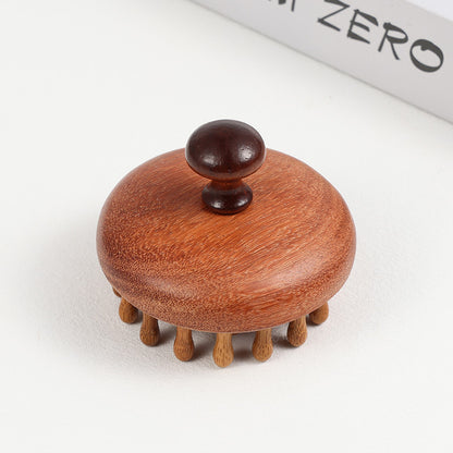 Sale Letitdao Sandalwood Meridian Comb 28-Point Massage Tool for Scalp & Body Wellness Holistic Self-Care Ritual Implement