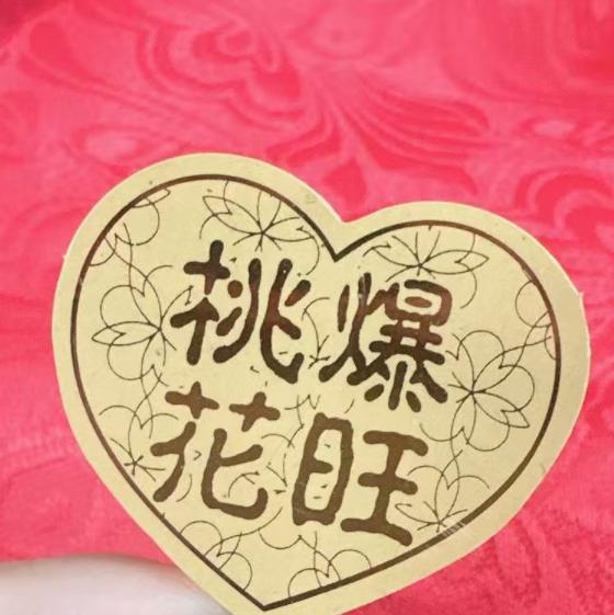 $9.9 Includes All Fees- Letitdao Quantum Abundance Phone Sticker Horse Year Digital Manifestation Seal for Wealth Flow & Financial Blessings Heart Design