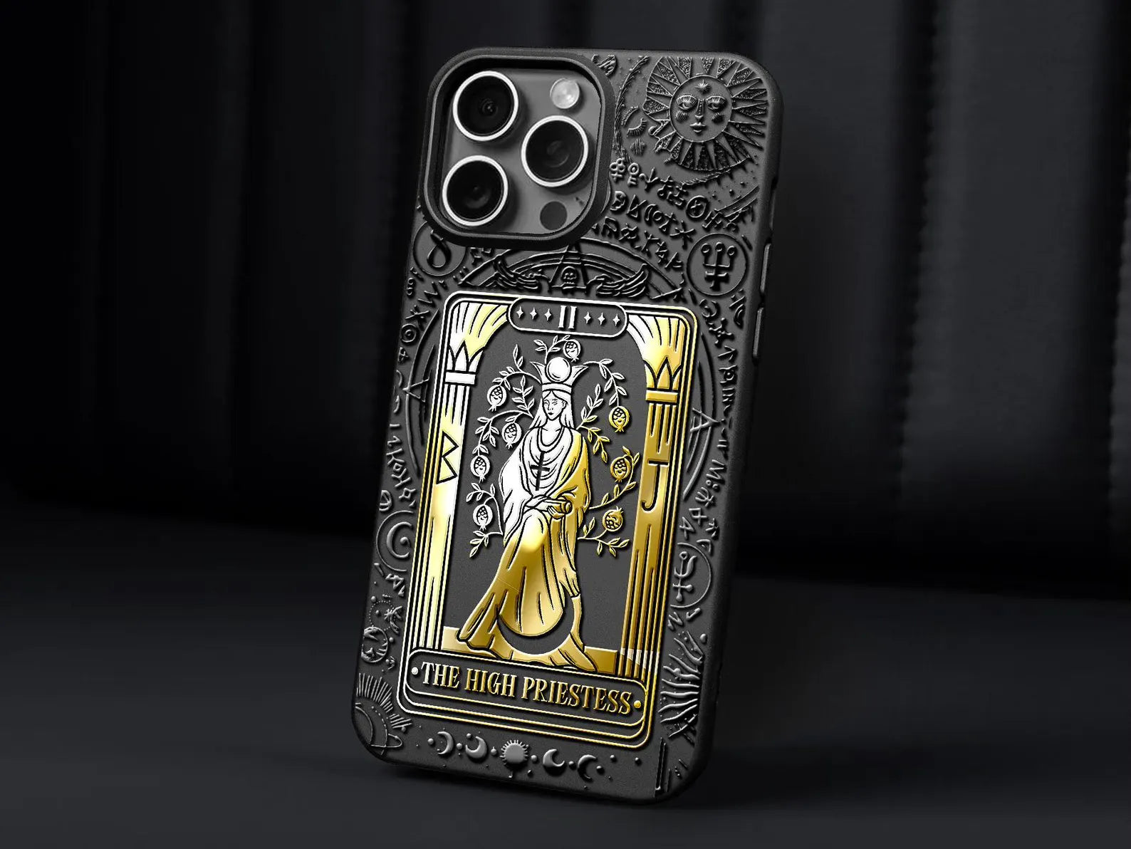 $9.9 Includes All Fees- Letitdao Strength Tarot Card iPhone Case Gothic phone cover