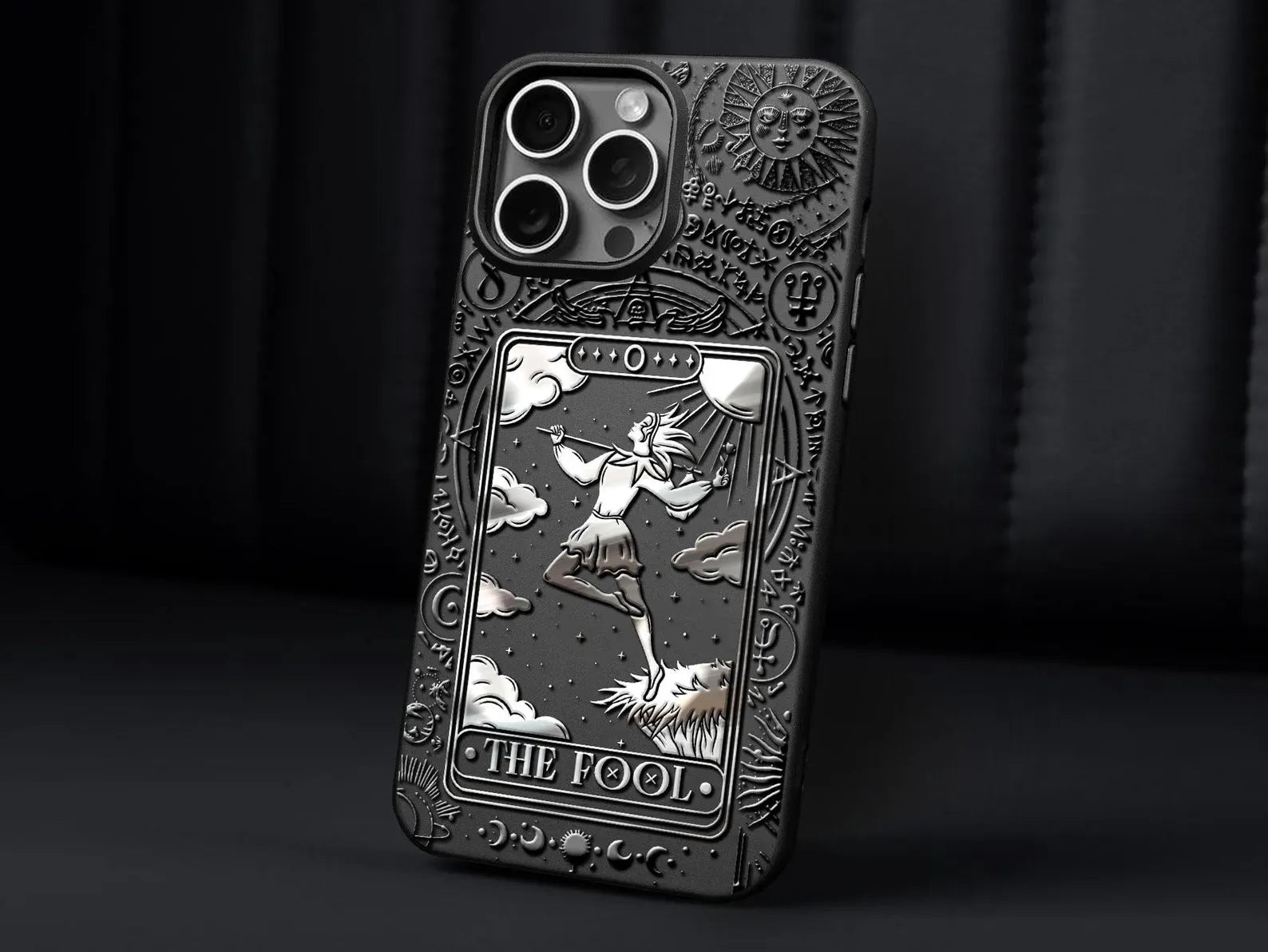 $9.9 Includes All Fees- Letitdao Strength Tarot Card iPhone Case Gothic phone cover