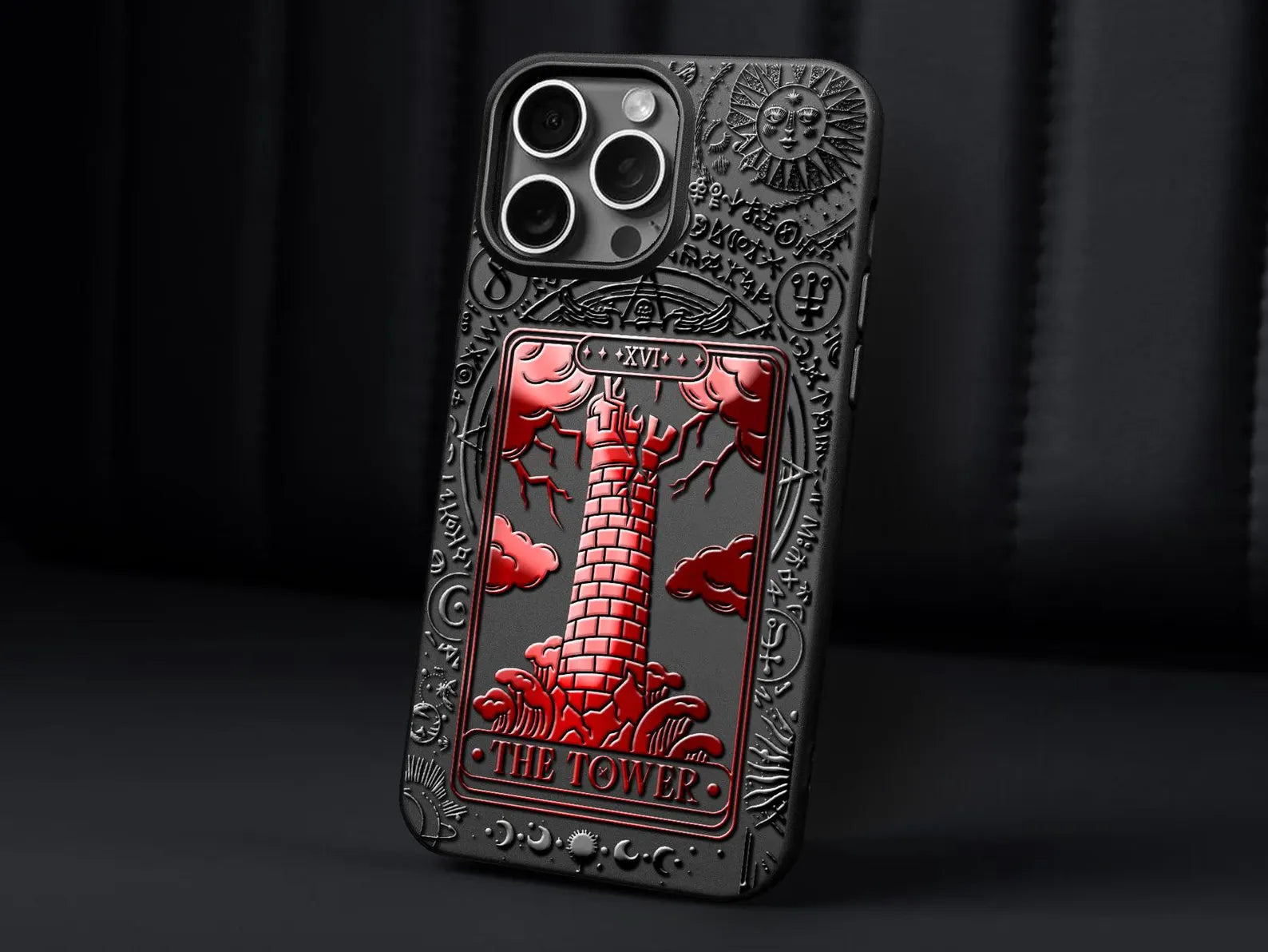 $9.9 Includes All Fees- Letitdao Strength Tarot Card iPhone Case Gothic phone cover