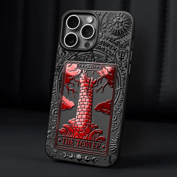 $9.9 Includes All Fees- Letitdao Strength Tarot Card iPhone Case Gothic phone cover