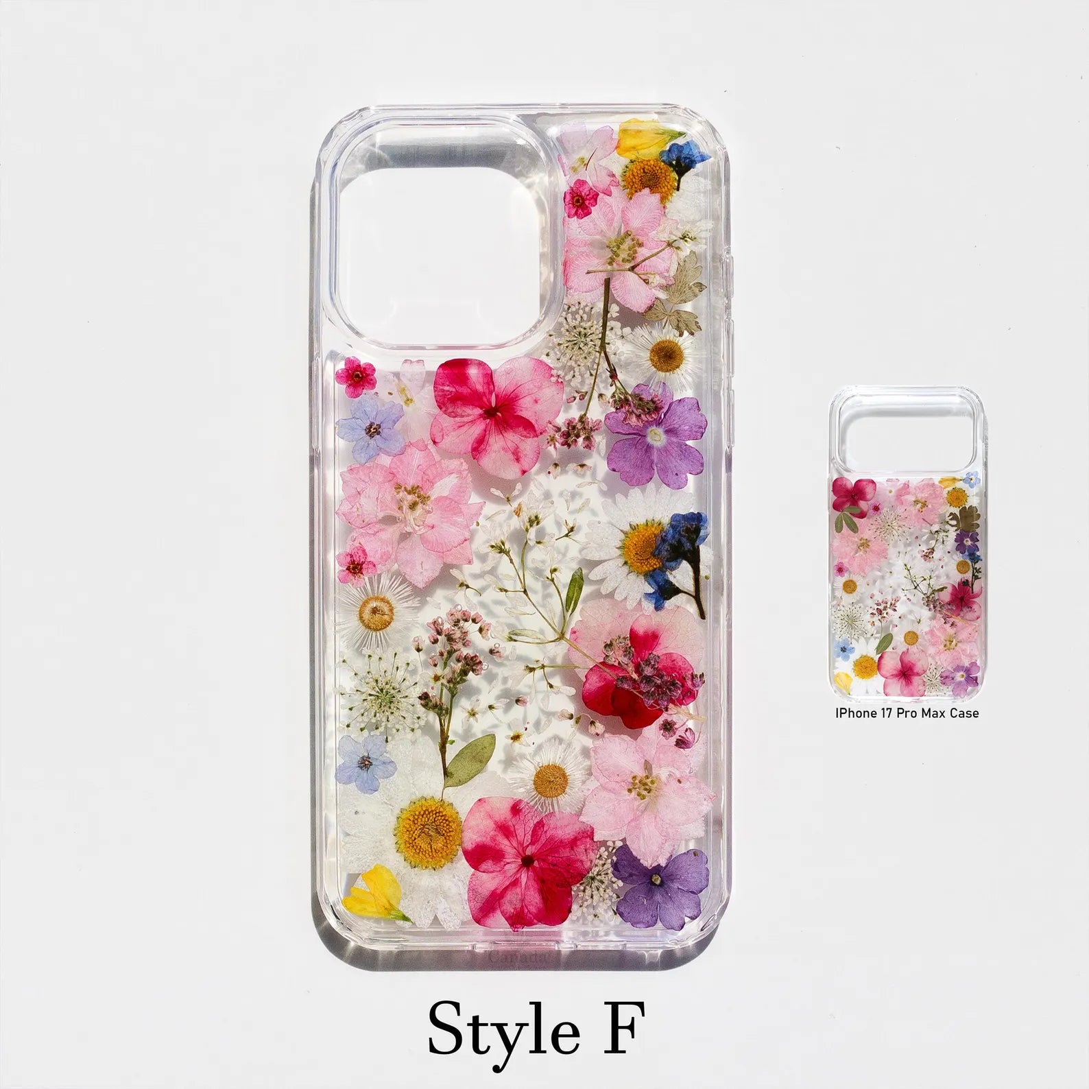 $9.9 Includes All Fees- Letitdao Floral Phone Case Cover Pressed Flower For IPhone 16 15 14 13 17 11 Pro Max Case Samsung S25 Plus S24 Ultra Case Google Pixel 8 9 Pro Xl 10