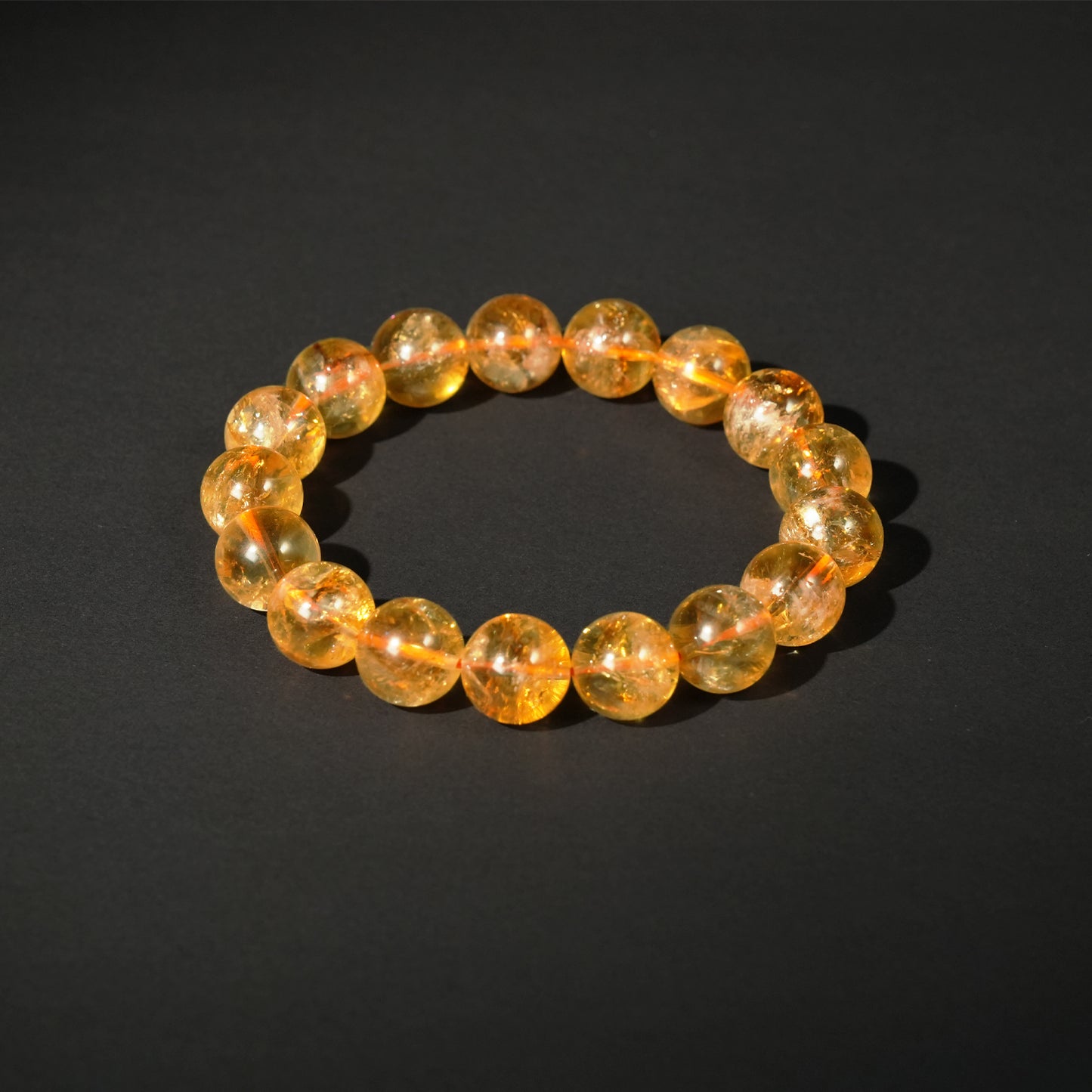 Letitdao Natural Citrine Wealth Bracelet